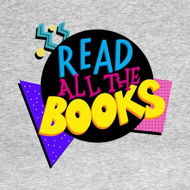 Vintage 80s Read All The Books by Thenerdlady